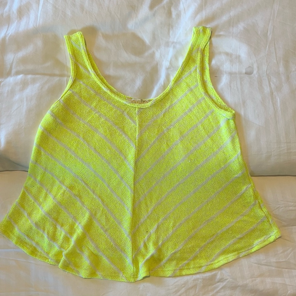 🏷️ Neon Yellow ACN Crop Tank